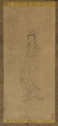 Guanyin em pé, século XVII.