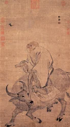 Laozi Montando um Boi, Entre 1368 e 1644