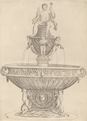 Fonte com Estátua de Neptuno, c. 14801485.