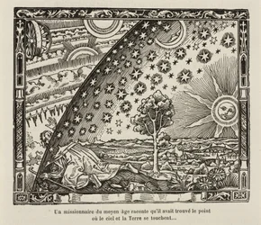 Um missionário medieval encontra o ponto onde o céu e a terra se tocam