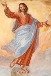 Ascensão de Cristo. A Basílica della Santissima Annunziata del Vastato. Génova. Itália.