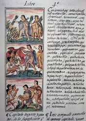 Crenças e superstições, Livro IV do Codex Florentino, Versão bilíngüe em espanhol e nahuatl, História Geral das Coisas da Nova Espanha (Historia general de las cosas de Nueva Espana), civilização asteca