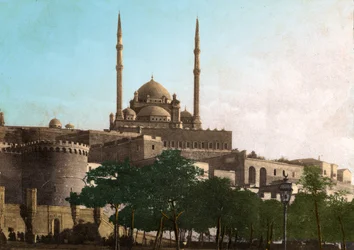 Cairo, a cidadela de Saladino (Egito). por volta de 1920 (foto)