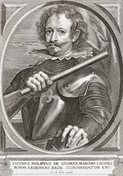 Diego Mexia Felipez de Guzmán e Dávila. Retrato.