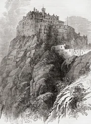 Castelo de Edimburgo, Castle Rock, Edimburgo, Escócia.