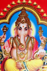 Ganesha ou Ganapati: o deus hindu com cabeça de elefante.
