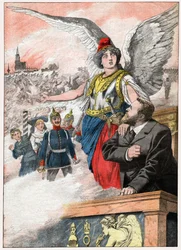 Jean Jaures e Marianne: “Lembre-se”