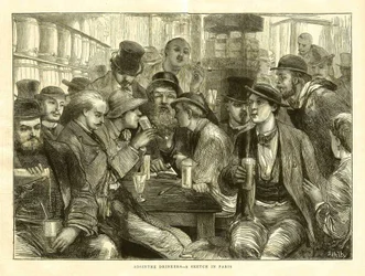Os bebedores de absinto, Paris 1872