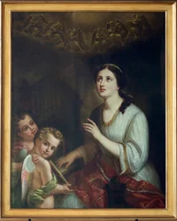Igreja paroquial (Igreja Decanal de Nossa Senhora). Interior. quadro.