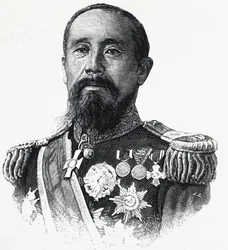 Retrato de Ito Hirobumi (1841-1909), político japonês