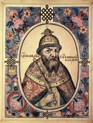 Retrato de Ivan Grozny (Ivan, o Terrível, Ivan IV)