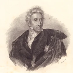 Retrato do historiador de arte Leopoldo Cicognara (1767-1834), gravura em cobre de Fusinati a partir do retrato de Lipparini