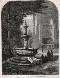 São João do Dedo, por volta de 1850 (gravura)