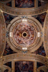 A igreja de San Donato. Fresco. Génova. Itália.