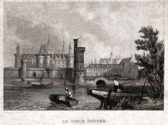 O Antigo Louvre, início do século XIX (gravura)