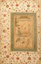 Filhos de Akbar, Sultan Daniyal e Sultan Murad, c.1600-1605