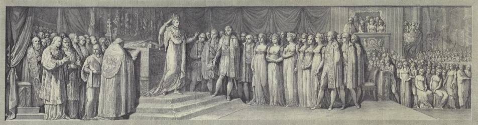 Coroação de Napoleão como rei da Itália na Catedral de Milão, 23 de maio de 1805