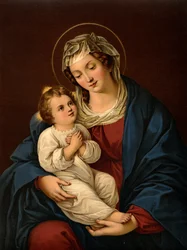 Mãe Maria com o Menino Jesus