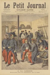 Soldados franceses em seus quartéis