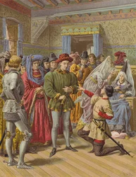 Jeanne DArc em Chinon (cromolito)