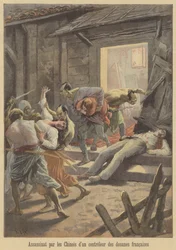 Assassinato de um funcionário da alfândega francesa pelos chineses