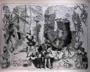 Cenas do Drury Lane e Covent Garden Pantomines, do The Illustrated London News, 7 de janeiro de 1882