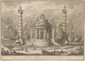A Prima Macchina para a Chinea de 1760: O Templo de Netuno