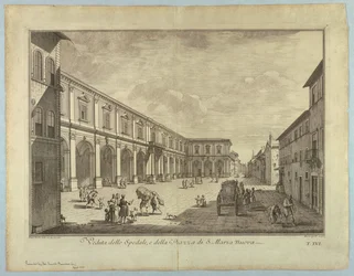 Vista de Florença, Placa de "Escolha da XXIV Vistas dos principais bairros, praças, igrejas e palácios da cidade de Florença"