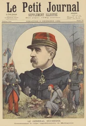 General Duchesne, comandante da Força Expedicionária Francesa em Madagascar