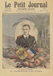 Visitantes reais para a França: O tsarevich russo em La Turbie