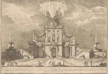 A Seconda Macchina para a Chinea de 1755: A Royal Hunting Lodge
