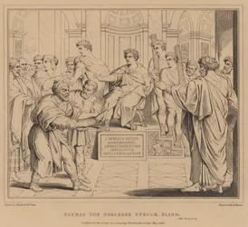 Elymas, o Feiticeiro, ficou cego, Atos