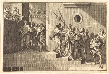 Herodes enviando Cristo de volta a Pilatos