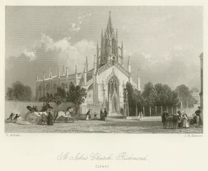 Igreja de St Johns, Richmond, 1840