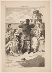 A abordagem do pirata britânico "Alabama"