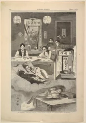 Os Chineses em Nova York – Cena em um Club-House da Baxter Street