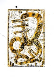 Símbolo «» dourado