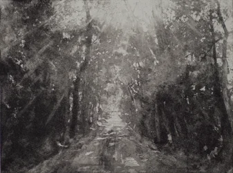 Aleluia II, 2017, gravura e tinta sobre papel