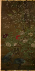 Pássaros e flores