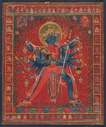 Chakrasamvara e a consorte Vajravarahi