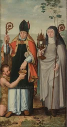 Holandês: Santa Clara e São Martinho de Tours Santa Clara e São Martinho de Tours