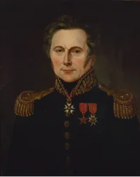 Francês: Portrait du général Louis Hugo (1777-1843)