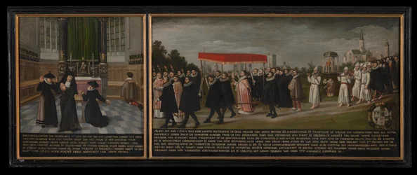 Cura e procissão contra a peste em 1604