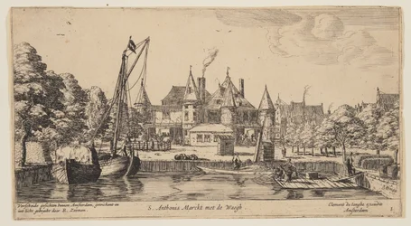 S. Anthonis Marckt met de Waegh, de Vistas de Amesterdão