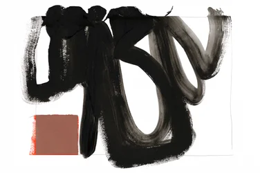 Abstrato preto e castanho