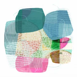 Formas coloridas abstratas