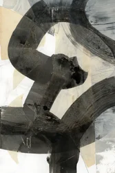 Camadas gestuais abstratas