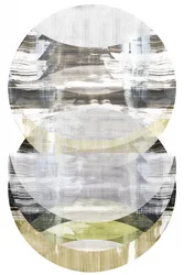 Círculos abstratos em camadas