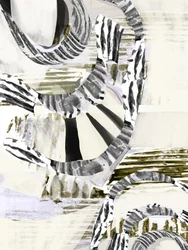 Formas abstratas às riscas