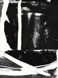 Traços abstratos pretos e brancos